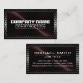 Metaalstalen rand Metaalkleurloos Rand: kijk #50 Visitekaartje (Voorkant / Achterkant)