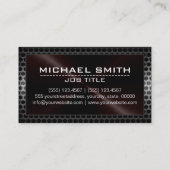 Metaalstalen rand Metaalkleurloos Rand: kijk #50 Visitekaartje (Achterkant)