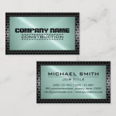 Metaalstalen rand metalen rand 33 visitekaartje (Voorkant / Achterkant)