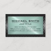 Metaalstalen rand metalen rand 33 visitekaartje (Achterkant)