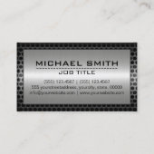 Metaalstalen rand zonder metalen rand 3 visitekaartje (Achterkant)