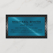 Metaalstalen rand zonder metalen rand 9 visitekaartje (Achterkant)