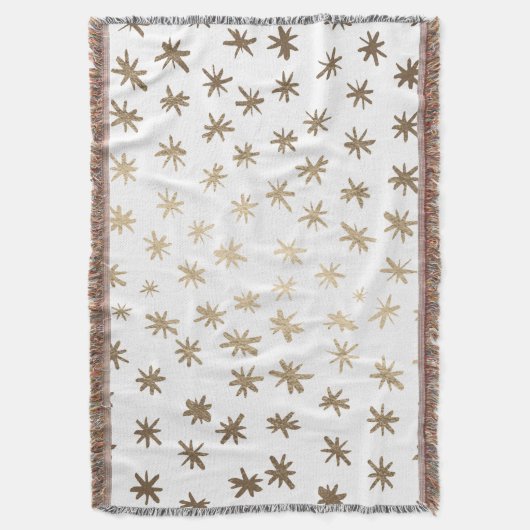 Metaalsterren - goud deken (Voorkant Verticaal)