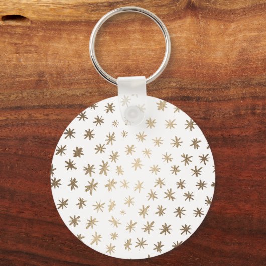 Metaalsterren - goud sleutelhanger (Achterkant)