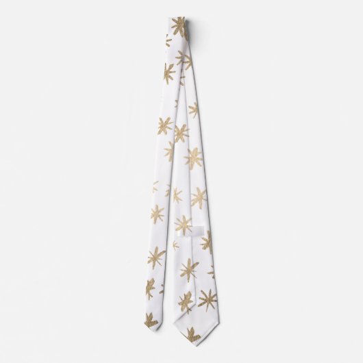 Metaalsterren - goud stropdas (Achterkant)
