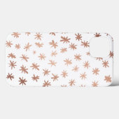 Metaalsterren - koper Case-Mate iPhone case (Achterkant (horizontaal))