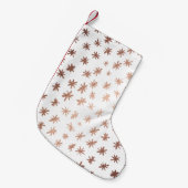 Metaalsterren - koper kleine kerstsok (Voorkant (Hangend))