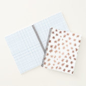 Metaalsterren - koper notitieboek (Binnen)