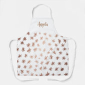 Metaalsterren - koper schort (Voorkant)