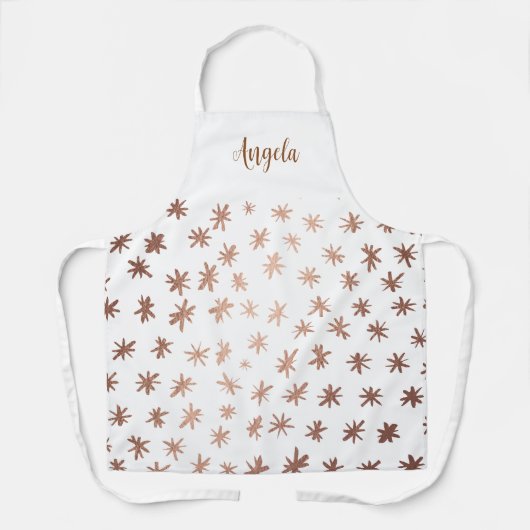 Metaalsterren - koper schort (Voorkant)