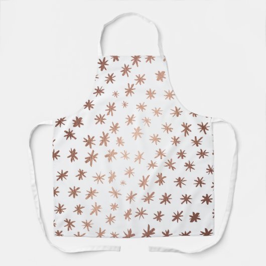 Metaalsterren - koper schort (Voorkant)