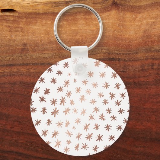 Metaalsterren - koper sleutelhanger (Achterkant)