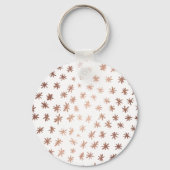 Metaalsterren - koper sleutelhanger (Achterkant)