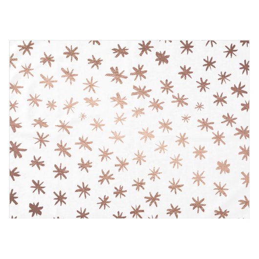 Metaalsterren - koper tafelkleed (Voorkant (Horizontaal))