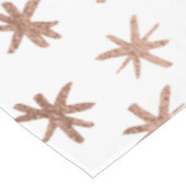 Metaalsterren - koper tafelkleed (Gekanteld)