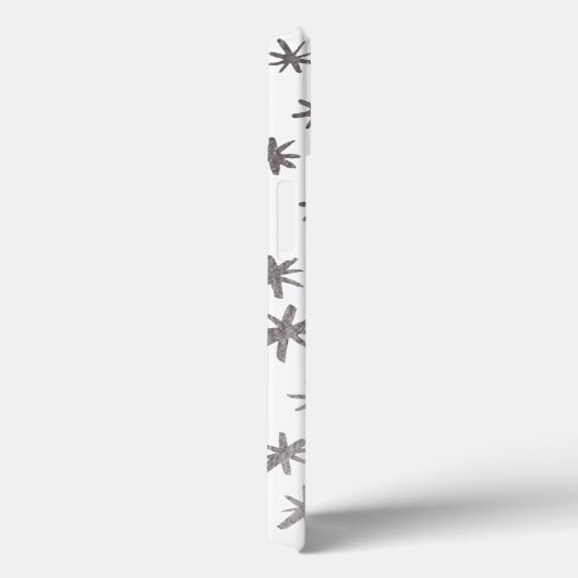 Metaalsterren - zilver Case-Mate iPhone case (Achterkant / Rechts)