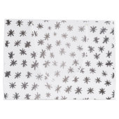 Metaalsterren - zilver groot cadeauzakje (Achterkant)