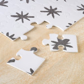 Metaalsterren - zilver legpuzzel (Zijkant)