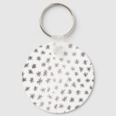 Metaalsterren - zilver sleutelhanger (Voorkant)