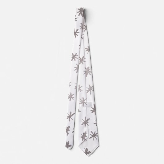 Metaalsterren - zilver stropdas (Achterkant)