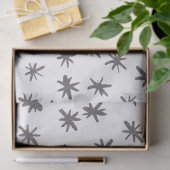 Metaalsterren - zilver tissuepapier (Geschenk)