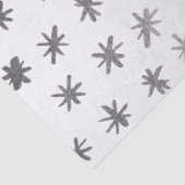 Metaalsterren - zilver tissuepapier (Detail)