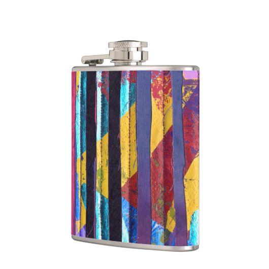 Metaalstrepen Heupfles (Links)