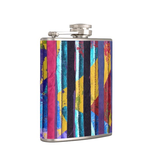 Metaalstrepen Heupfles (Rechts)