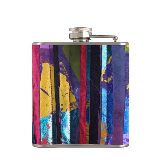 Metaalstrepen Heupfles (Achterkant)