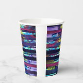 Metaalstrepen Papieren Bekers (Links)