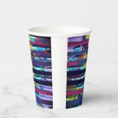 Metaalstrepen Papieren Bekers (Rechts)