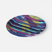 Metaalstrepen Papieren Bordje (Gekanteld)