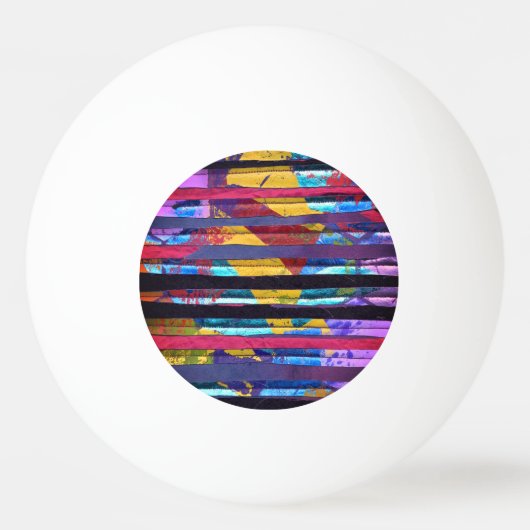 Metaalstrepen Pingpongbal (Voorkant)