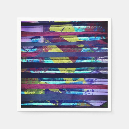 Metaalstrepen Servet (Voorkant)