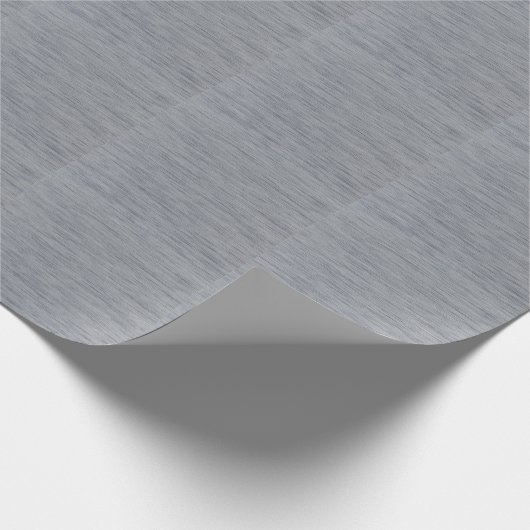 Metaalstructuur van aluminium geborsteld cadeaupapier (Hoek)