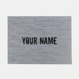 Metaalstructuur van aluminium geborsteld deurmat