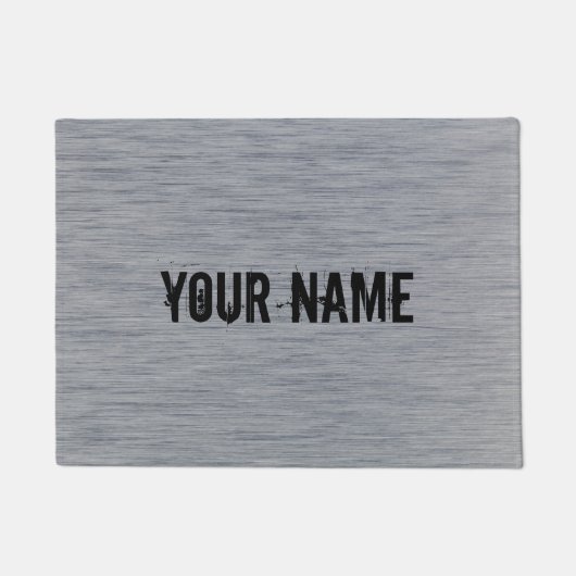 Metaalstructuur van aluminium geborsteld deurmat (Voorkant)