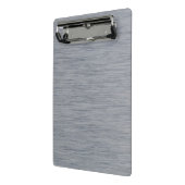 Metaalstructuur van aluminium geborsteld mini klembord (Angled2)