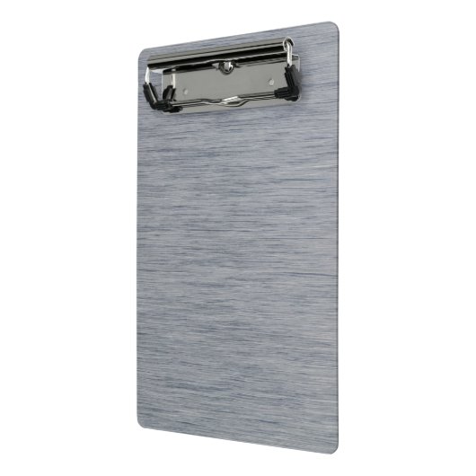 Metaalstructuur van aluminium geborsteld mini klembord (Angled2)