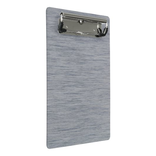 Metaalstructuur van aluminium geborsteld mini klembord (Schuin)