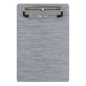 Metaalstructuur van aluminium geborsteld mini klembord (Voorkant)