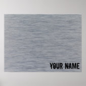 Metaalstructuur van aluminium geborsteld poster (Voorkant)