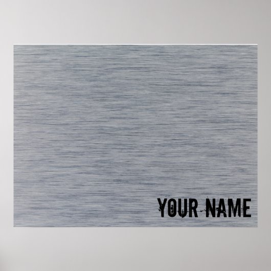 Metaalstructuur van aluminium geborsteld poster (Voorkant)