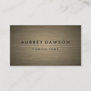 Metaalstructuur Visitekaartje