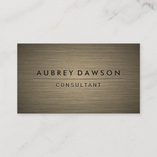 Metaalstructuur Visitekaartje (Voorkant)