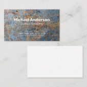 Metaalstructuur Visitekaartje (Voorkant / Achterkant)