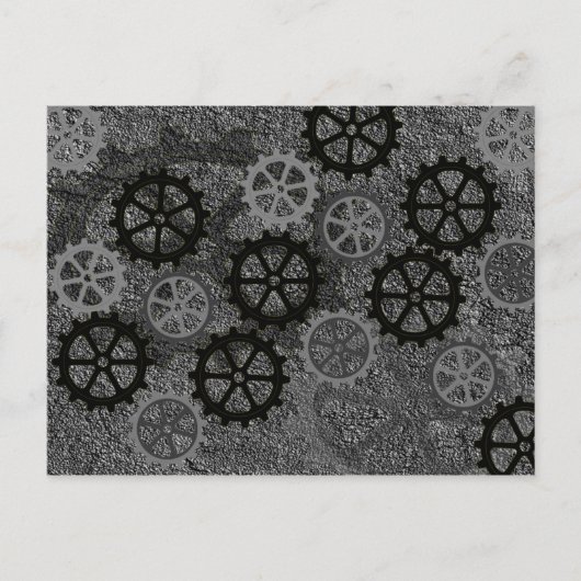 Metaaltandwielen Briefkaart (Voorkant)