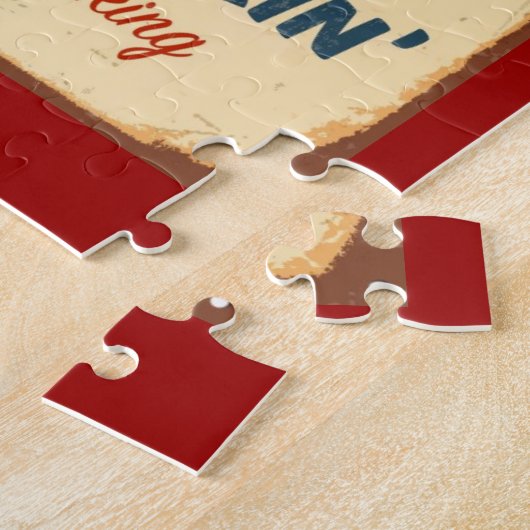  metaalteken - Papa's BBQ Legpuzzel (Zijkant)