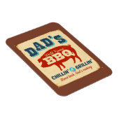  metaalteken - Papa's BBQ Magneet (Rechterzijde)