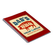  metaalteken - Papa's BBQ Notitieboek (Rechterzijde)